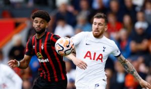 Hasil Pertandingan Bournemouth vs Tottenham Hotspur